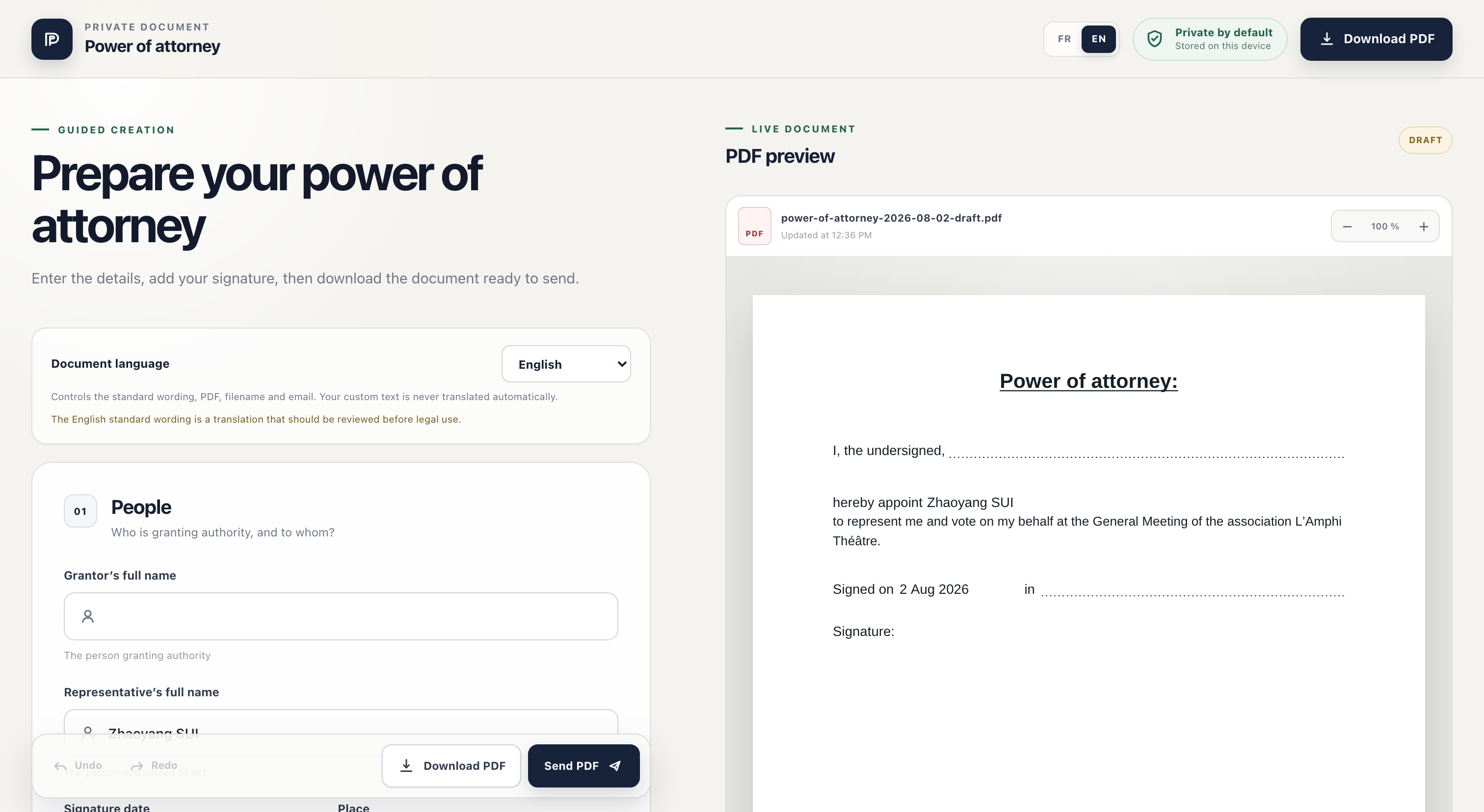 Procuration Studio